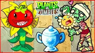 Секретная китайская версия Plants Vs Zombies Растения против Зомби - мультик-игра для детей 10