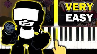 Friday Night Funkin' WEEK 7 - Stress - VERY EASY Piano tutorial