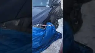 Jaguar F Pace отогрев топливной системы и двигателя автомобиля в мороз Москва