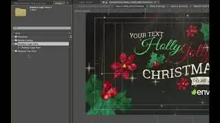 How to Customize the Hanging Holiday Greetings After Effects Template
