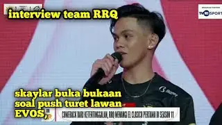 Skylar buka bukaan soal push turet lawan EVOS