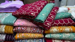 Gorgeous puja special party wear three piece at wholesale price | লাক্সারি কাজের পার্টি থ্রিপিস