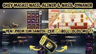 YENİ PREMİUM SANDIK YÜKSELTİLEBİLİR SİLAHI BELLİ OLDU PUBG MOBİL OKEY MASASI NASIL ALINIR & OYNANIR