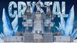 The Crystal | Simple Wide-Gap Egg Base Design For 3-6 Man | RUST Base Design