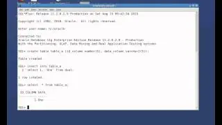 DML and Transaction Control