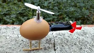 How to make Helicopter - Egg helicopter