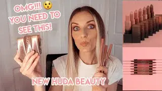 *NEW* HUDA BEAUTY POWER BULLET CREAM GLOW LIPSTICKS & LIP CONTOUR 2.0 💋 sweet nudes collection