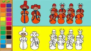 Pontipines and  Wottingers Coloring for Kids