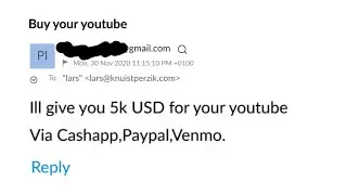 i sold my youtube channel