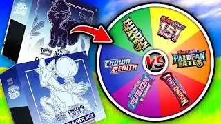 RANDOM WHEEL Chooses Our Pokemon Pack Battle