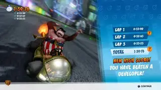 Slide Coliseum  - Developer Time Beaten!! - CTR Nitro-Fueled