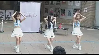 Japanese Girl Band Singing and Dancing in Osaka | Dazzlin - #YO//1