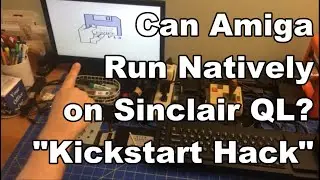 Amiga Running Natively on 1984 Sinclair QL - 