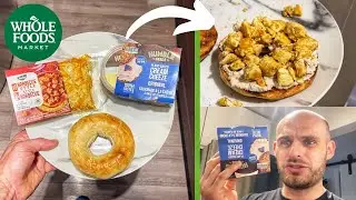 Vegan Cheese and BBQ Bagel in Vancouver - From Wholefoods: Himble Seedz and Hodo Tofu