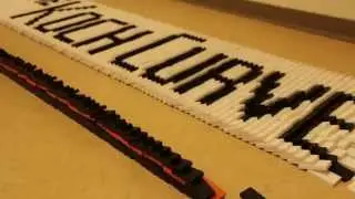 The Koch Curve in Dominoes