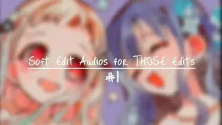 Soft edit audios to make those edits