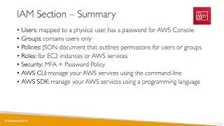 Ultimate AWS Certified Cloud Practitioner-2023 - IAM Summary