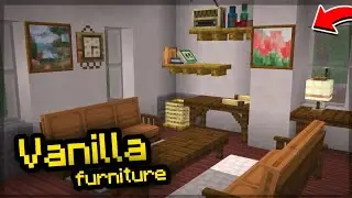 Vanilla Furniture Add-on MCPE 1.17+ | FurniDeco Add-on