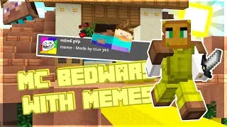 Minecraft Bedwars But With A Meme Texture pack