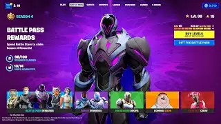 Fortnite Season 4 Battle Pass (Full Showcase)