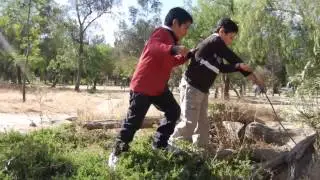 Daniel y Alexis en el Bosque