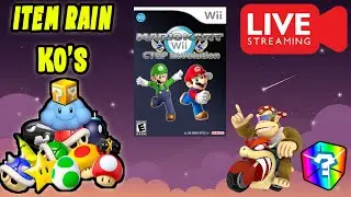 MarioKart Wii Online with viewers! (Custom Tracks & Item Rain!)