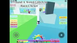 Weird Race Clicker Glitch