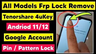 How to Bypass Android FRP Lock | Tenorshare 4ukey | Samsung, Xiaomi, Redmi, Vivo, OPPO, Realme Frp