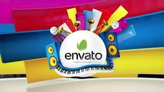 Funky music intro Broadcast Pack Opener - After Effects Template