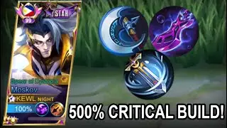 I TRIED CRITICAL BUILD WITH MOSKOV NEW STARLIGHT SKIN! CRAZYYY DAMAGEEE!!!
