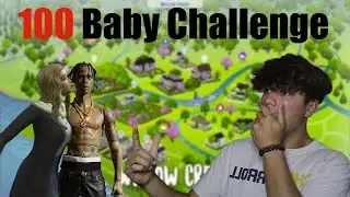 Having Kids with Travis Scott? - 100 Baby Challenge pt 1: Sims 4