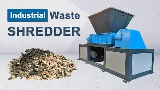 Industrial Waste Shredder | Scrap Shredding & Iron Removing Process