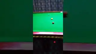 playing snooker