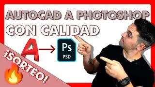 🔥 Cómo PASAR de AUTOCAD a PHOTOSHOP sin perder calidad ✅