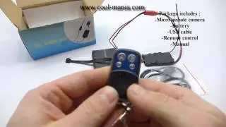 Micro Pinhole Spy Camera with Li-on battery (www.cool-mania.com)