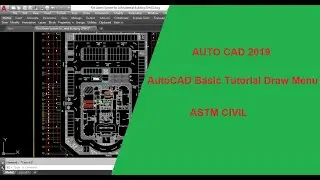 AutoCAD Basic Tutorial Draw Menu