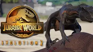 Indoraptor trying to escape from the fence