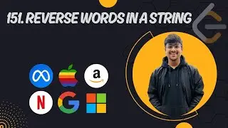 P21 | 151. Reverse Words in a String | Leetcode  | Top Interview 150  | C++ | 2 Approach | In Place