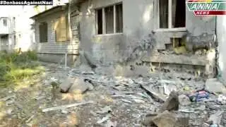 Donetsk. Ukraine Artillery Targets Housing. 02 Aug 2014 (DPR)
