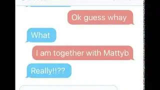 Gracie tells the Hashtag Sisters that Mattyb &a Gracie are together(they are all shocked😳!)