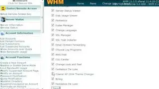 Hostsary.com Tutorials Video for WHM - Using the feature manager in WHM