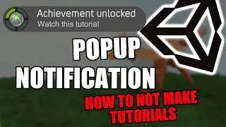 How to make Popup notification | Unity in 60 seconds