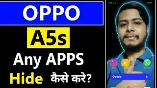 How to Hide Apps in oppo A5s | Hide any Apps on Oppo A5s