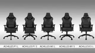 GAMDIAS Achilles Gaming Chairs Comparison (P1, M1, and E1)