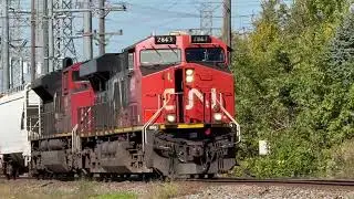 Railfanning around the CP C&M + CN Waukesha | New iPhone 16pro quality catches | October 2024