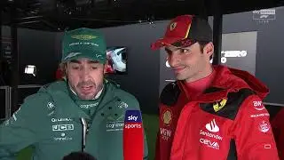 Fernando Alonso & Carlos Sainz Post Qualifying interview 