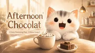 Cozy Humming Pop for Deep Focus ☕ 1-Hour Chill Easy Pop BGM [Afternoon Chocolat]