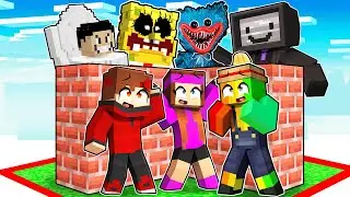 CONSTRUIRE pour SURVIVRE avec ma FAN GIRL Folle sur Minecraft !