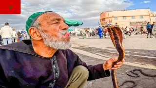 أغرب سوق في العالم !! جولة عفوية في مراكش القديمة 🇲🇦