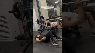 GYM buddy #gym #melaniepigg #justindee #jusandmel #capcut #pov